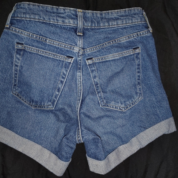 Blue Denim Shorts By Free Assembly S Super Cute - Picture 10 of 12